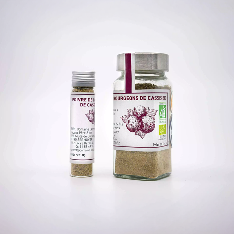 Poivre de bourgeon de cassis Bio